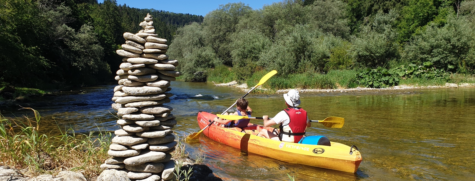 1 jour de canoë de Soubey à St-Ursanne