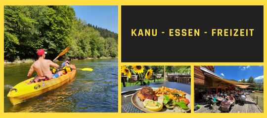 Kanu-Essen-Entspannen